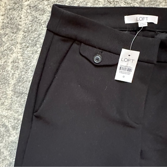 NWT Loft Black Wide Leg Pants - Picture 4 of 7